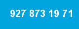 927 873 19 71